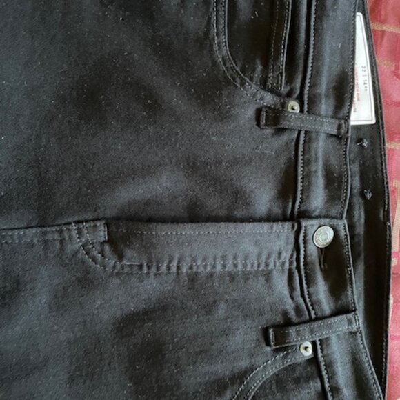GAP High Rise True Skinny Black Jeans  Size 32/14 rs NWOT - Picture 6 of 12